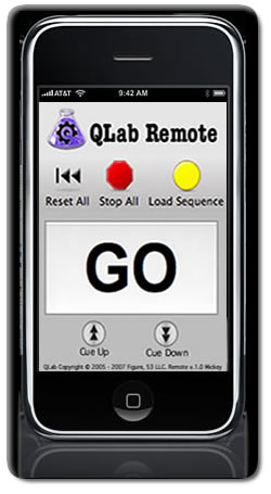 qlab remote go button